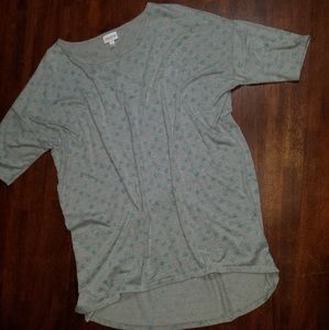 LuLaRoe Md Irma Grey pattern